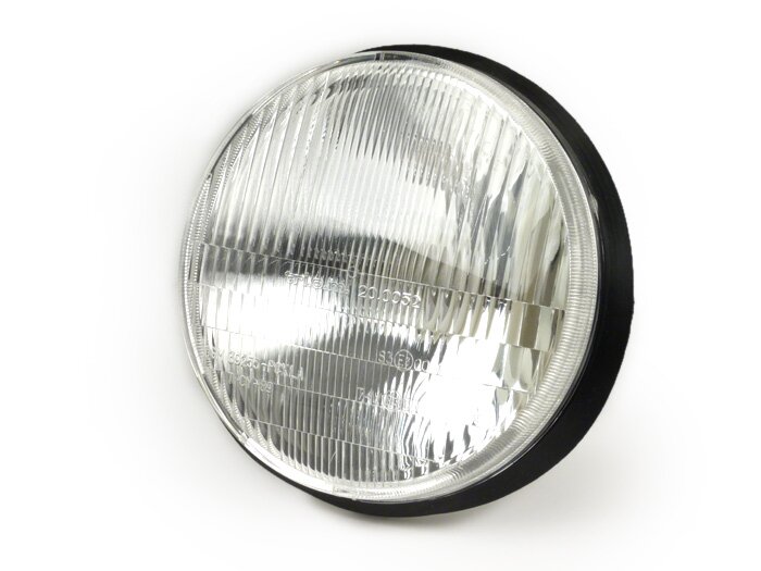 Lampu depan -PIAGGIO Ø=135mm- PK XL/XL2 (disekrup di bagian samping) - bohlam 15W (P26S) - juga cocok untuk Bilux (diperlukan steker lampu Bilux)