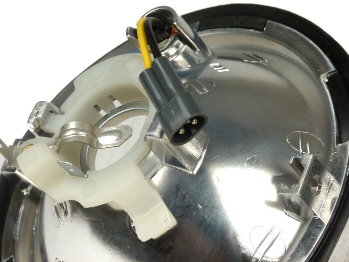 Lampu depan -PIAGGIO Ø=135mm- PK XL/XL2 (disekrup di bagian samping) - bohlam 15W (P26S) - juga cocok untuk Bilux (diperlukan steker lampu Bilux)
