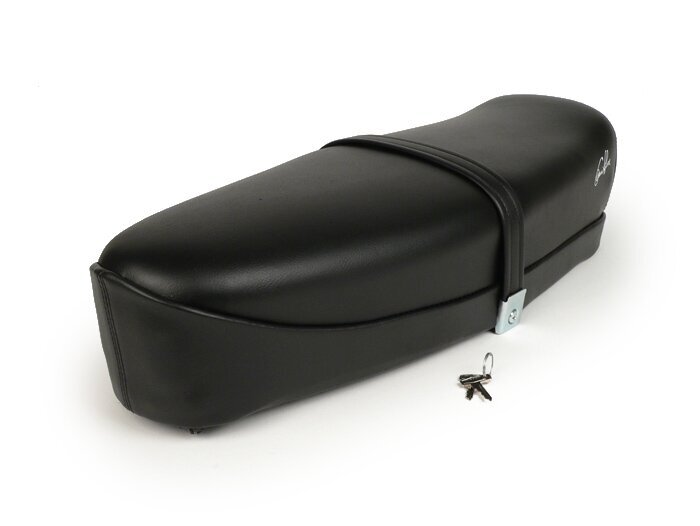 Seat -VESPA ET3 Italia (TriColore)- V50, PV125, ET3 - with lock - black
