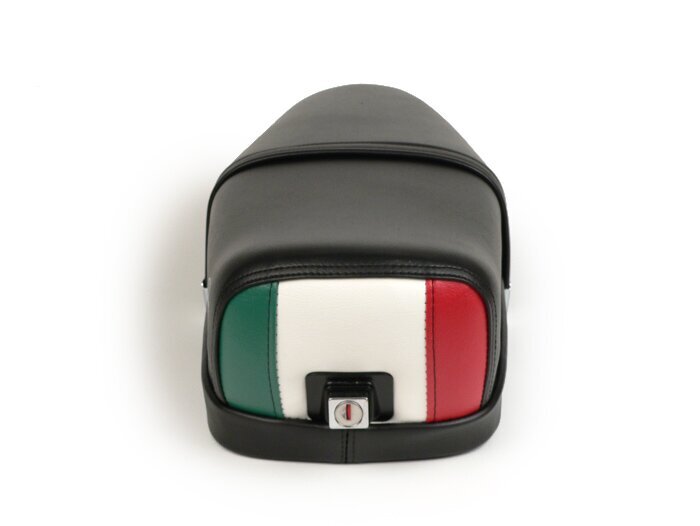 Seat -VESPA ET3 Italia (TriColore)- V50, PV125, ET3 - with lock - black