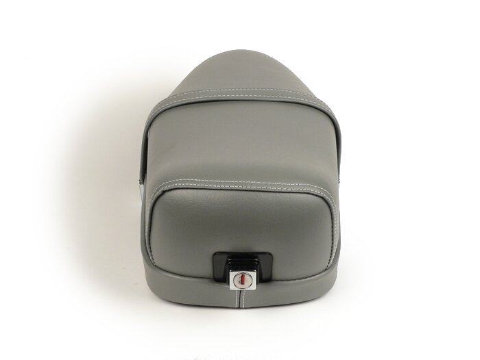 Seat -VESPA ET3- V50, PV125, ET3 - with lock - grey