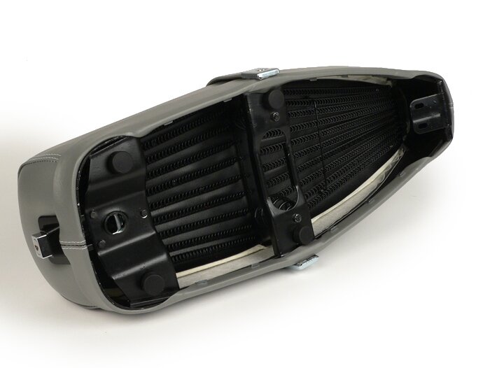 Seat -VESPA ET3- V50, PV125, ET3 - with lock - grey
