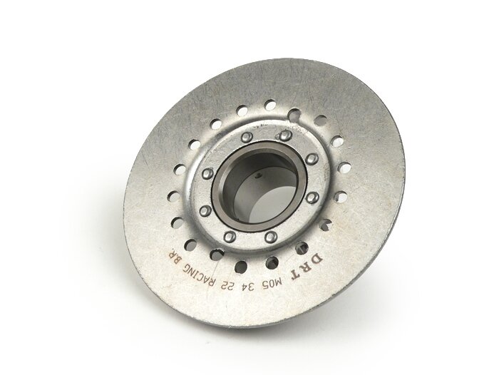 Clutch sprocket -DRT Vespa type 7 springs (Rally200, PX200, T5 125cc)- for primary gear Polini 64 tooth (straight) - 22 tooth