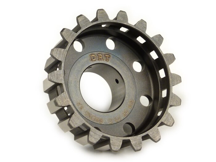 Pinion kopling -DRT- Vespa Cosa2, PX (dari tahun 1995) - untuk roda utama Polini 64 gigi (bergigi lurus) - 23 gigi