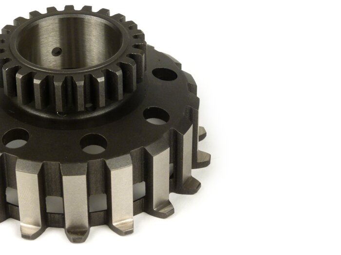 Pinion kopling -DRT- Vespa Cosa2, PX (dari tahun 1995) - untuk roda utama Polini 64 gigi (bergigi lurus) - 23 gigi