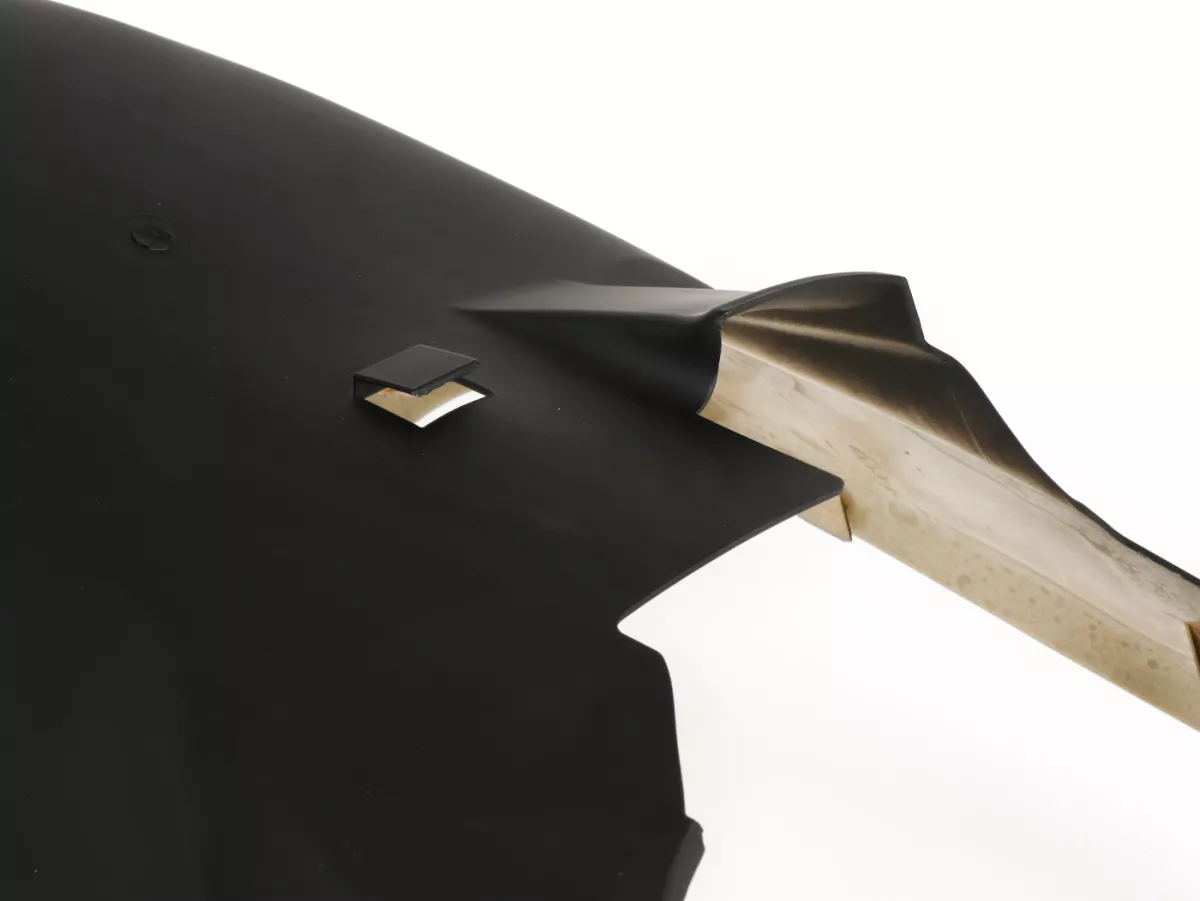 Underbody -EDGE- Yamaha Aerox (YQ50/L, 2-stroke, -2013), MBK Nitro (YQ50/L, 2-stroke, -2013) - black mat