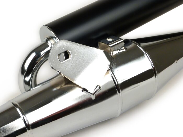 Pot d’échappement -TECNIGAS Next-R chromé- TGB Bullet, Bullet RS, Bullet RR, Pegasus R50X