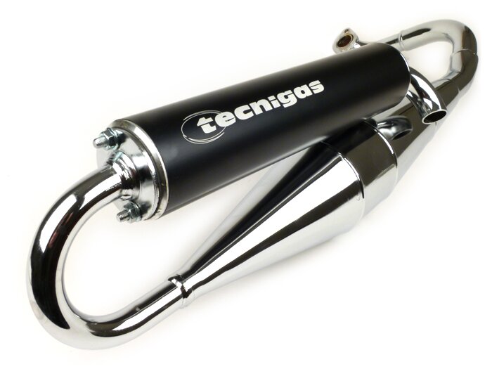 Pot d’échappement -TECNIGAS Next-R chromé- TGB Bullet, Bullet RS, Bullet RR, Pegasus R50X