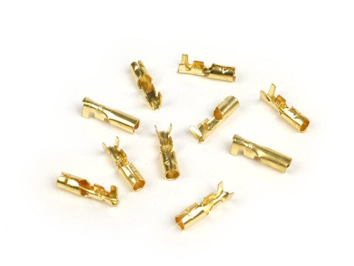 Cable lug -round plug sleeve 4mm Ø=0.5-1.0mm²- 10pcs.