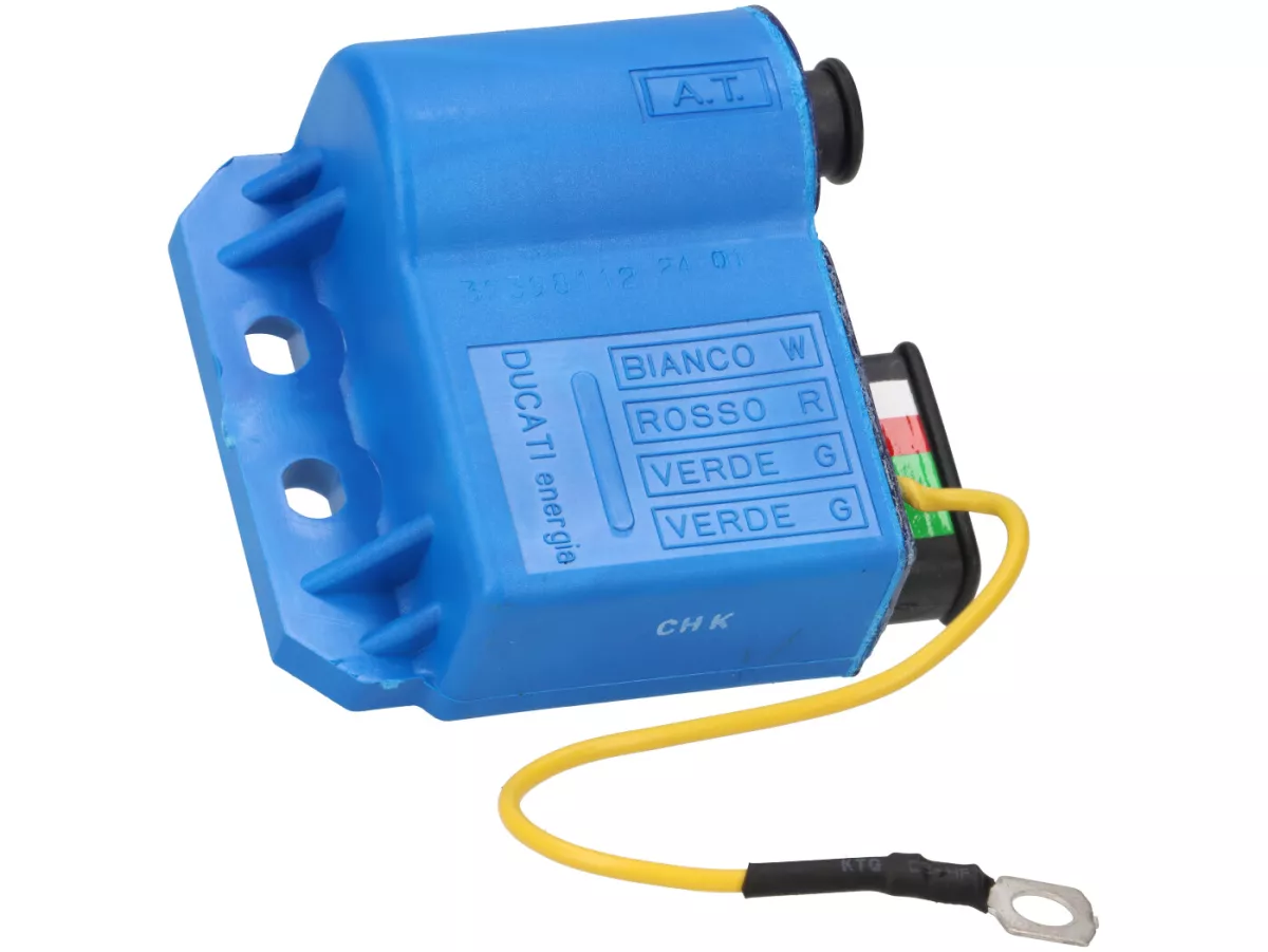 Set CDI - incl. connettore candela e cavo -PIAGGIO- Vespa PX (fino a 05/2011), Rally200 (Ducati), PK XL, ET3 - connettore in plastica