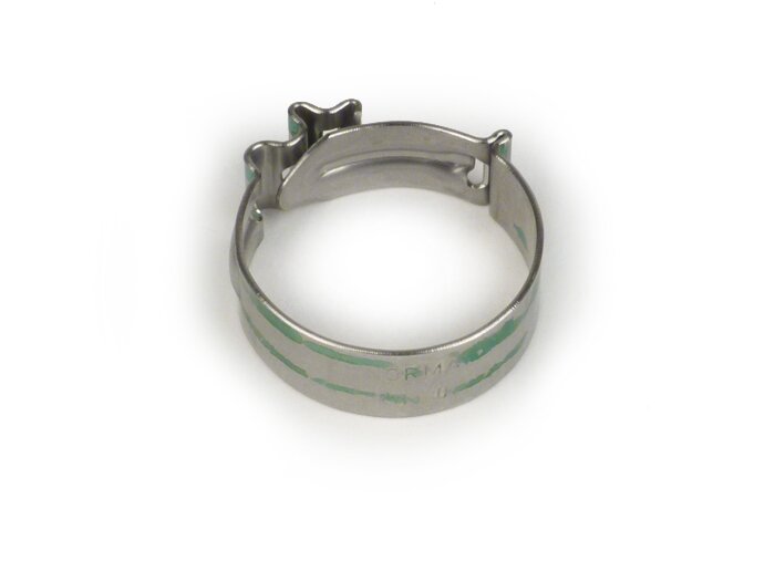 Cobra fjäderbandklämma (slangklämma) -NORMA- 21x8mm (används t.ex. för sekundärlufthusets avgasrör)