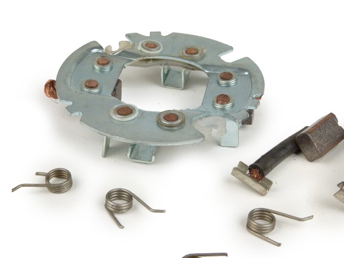 Borsteldragerring voor startmotor -PIAGGIO- Vespa PX Lusso (vanaf 1984) Elestart, PK XL Elestart, Cosa Elestart