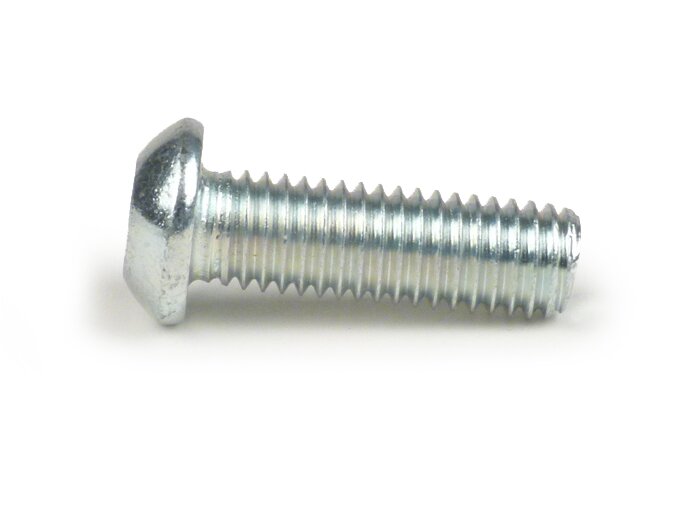 Vis Allen ULS tête bombée -DIN 7830- M8 x 25mm - zingué plated (utilise pour échappement Vespa PX 2011)