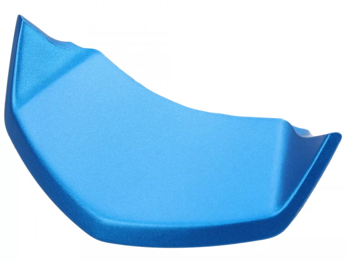 Ailette inférieur grille descente de klaxon, bleu -PIAGGIO- Vespa Primavera 125 (ZAPMA1100, ZAPMA1101, ZAPMD1100), Vespa Primavera 150 (ZAPMA1200, ZAPMA1201, ZAPMD120), Vespa Primavera 50 (ZAPCA0100, ZAPCA0200, ZAPCA0102, ZAPCA0202, ZAPCD020, ZAPCD010), V
