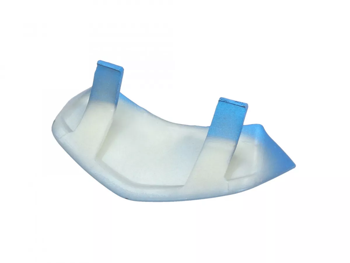 Inserto de cascada (superior), azul -PIAGGIO- Vespa Primavera 125 (ZAPMA1100, ZAPMA1101, ZAPMD1100), Vespa Primavera 150 (ZAPMA1200, ZAPMA1201, ZAPMD120), Vespa Primavera 50 (ZAPCA0100, ZAPCA0200, ZAPCA0102, ZAPCA0202, ZAPCD020, ZAPCD010), Vespa Sprint 12