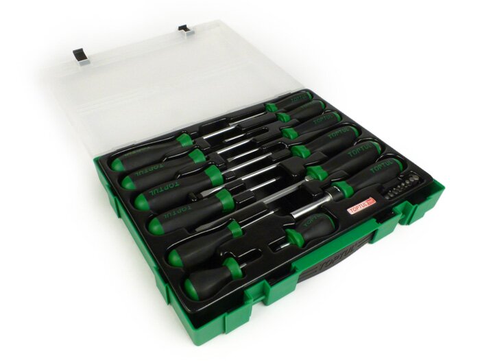 Cacciavite - Set di cacciaviti -TOPTUL Serie Pro- 20 pezzi