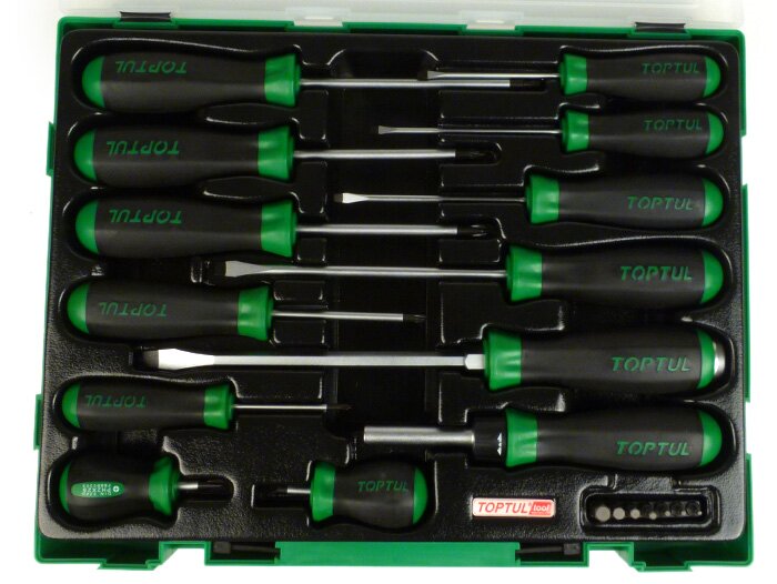 Cacciavite - Set di cacciaviti -TOPTUL Serie Pro- 20 pezzi