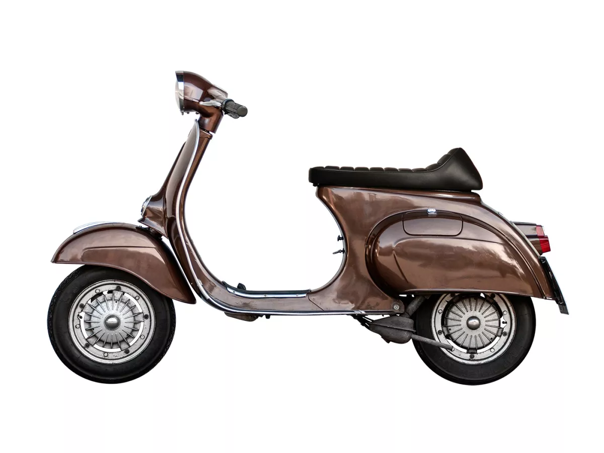 Sedile -FASTBACK 2.0- Vespa V50, PV125, ET3 - Nero