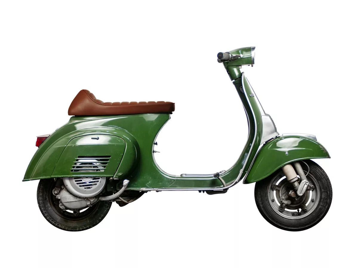 Asiento -FASTBACK 2.0- Vespa V50, PV125, ET3 - Marrón