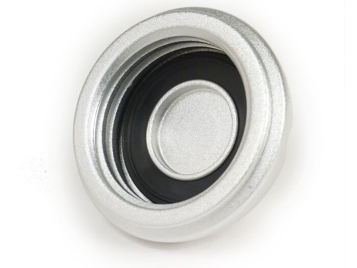 Tutup tangki -HD CORSE Aluminium CNC- Vespa 946, ET2, ET4, GT, GTV, GTL, GTS 125-300, LX, LXV, S, Gilera Fuoco, GP, ICE, Stalker, Piaggio Beverly, Carnaby, Fly, Free, Hexagon, Liberty, MP3, NRG, NRG MC2, NRG MC3, NRG Extreme, NTT, Storm, Sfera RST, SKR, S