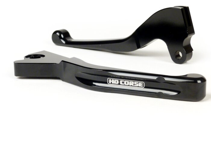 Set leva freno -HD CORSE Alluminio CNC- Vespa LX, LXV, S, Primavera 50-150, Sprint 50-150 - nero