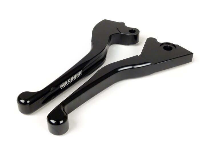 Set leva freno -HD CORSE Alluminio CNC- Vespa LX, LXV, S, Primavera 50-150, Sprint 50-150 - nero