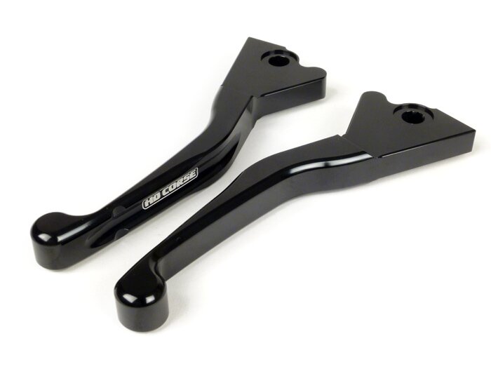 Remhendelset -HD CORSE Aluminium CNC- Vespa GT, GTL, GTS 125-300 - zwart