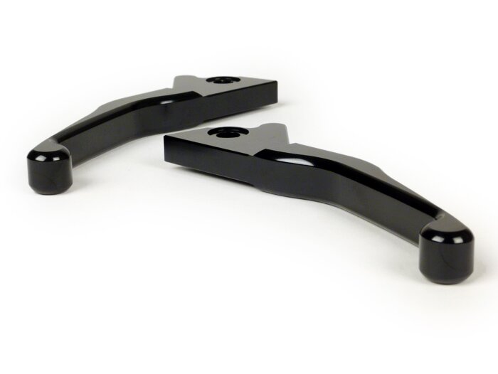Remhendelset -HD CORSE Aluminium CNC- Vespa GT, GTL, GTS 125-300 - zwart