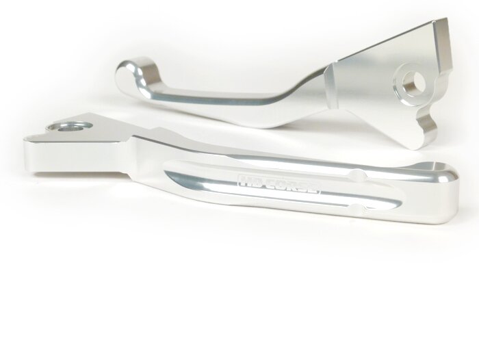 Set tuas rem -HD CORSE Aluminium CNC - Vespa GT, GTL, GTS 125-300 - Silver