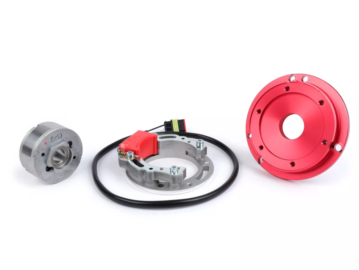 Pengapian -Rotor internal HPI 2010- Piaggio 125-180 ccm 2-tak - Gilera Runner FX/FXR 125-180, Italjet Dragster 125-180, Piaggio SKR125, SKR150, TPH125, Skipper125, Skipper150, Hexagon LX/LXT 125-180 (2 kurva pengapian)