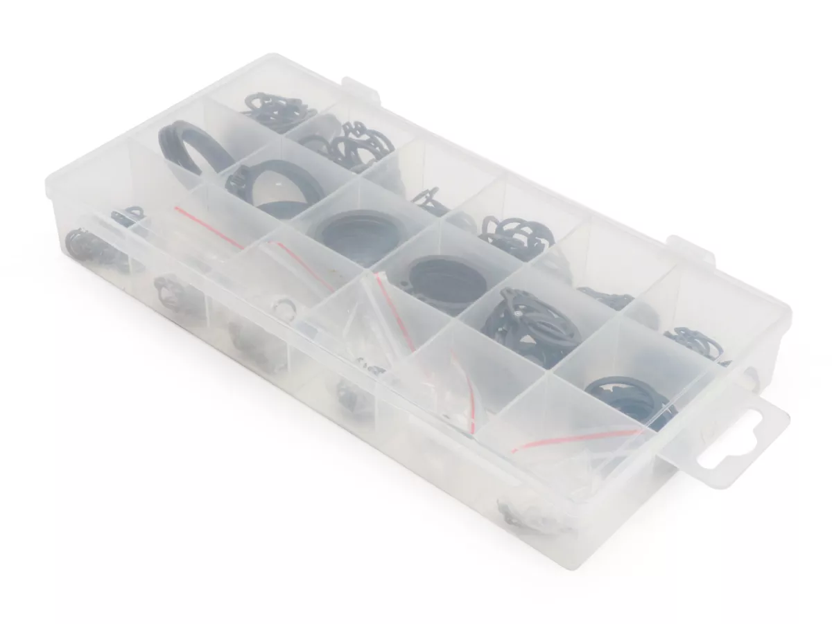 Seeger ring assortiment -HS- as DIN471, Ø=3-32 mm, 300 stuks.