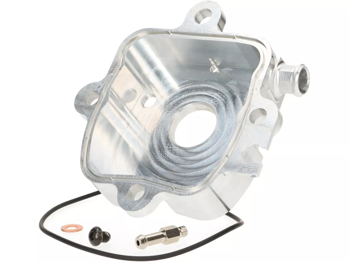 Outer cylinder head V1.0 -HEIKOTUNING- Piaggio 125-180 cc 2-stroke LC - silver