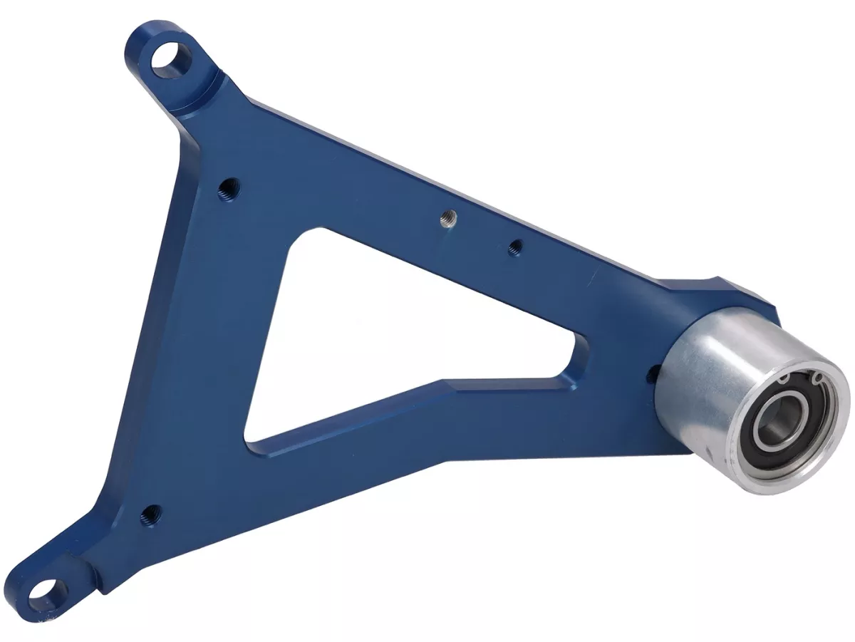 Forcellone -HEIKOTUNING- Brace V1.1 Race - blu - Piaggio 125-180 ccm 2 tempi - Gilera Runner FX/FXR 125-180, Italjet Dragster 125-180, Piaggio SKR125, SKR150, TPH125, Skipper125, Skipper150, Hexagon LX/LXT 125-180 AC/LC