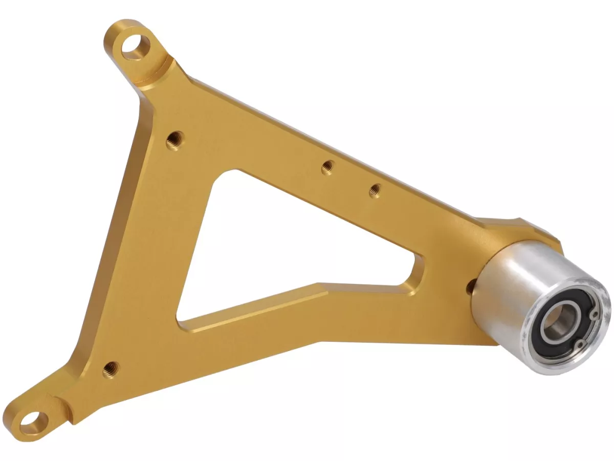 Forcellone -HEIKOTUNING- Brace V1.1 Race - oro - Piaggio 125-180 ccm 2 tempi - Gilera Runner FX/FXR 125-180, Italjet Dragster 125-180, Piaggio SKR125, SKR150, TPH125, Skipper125, Skipper150, Hexagon LX/LXT 125-180 AC/LC
