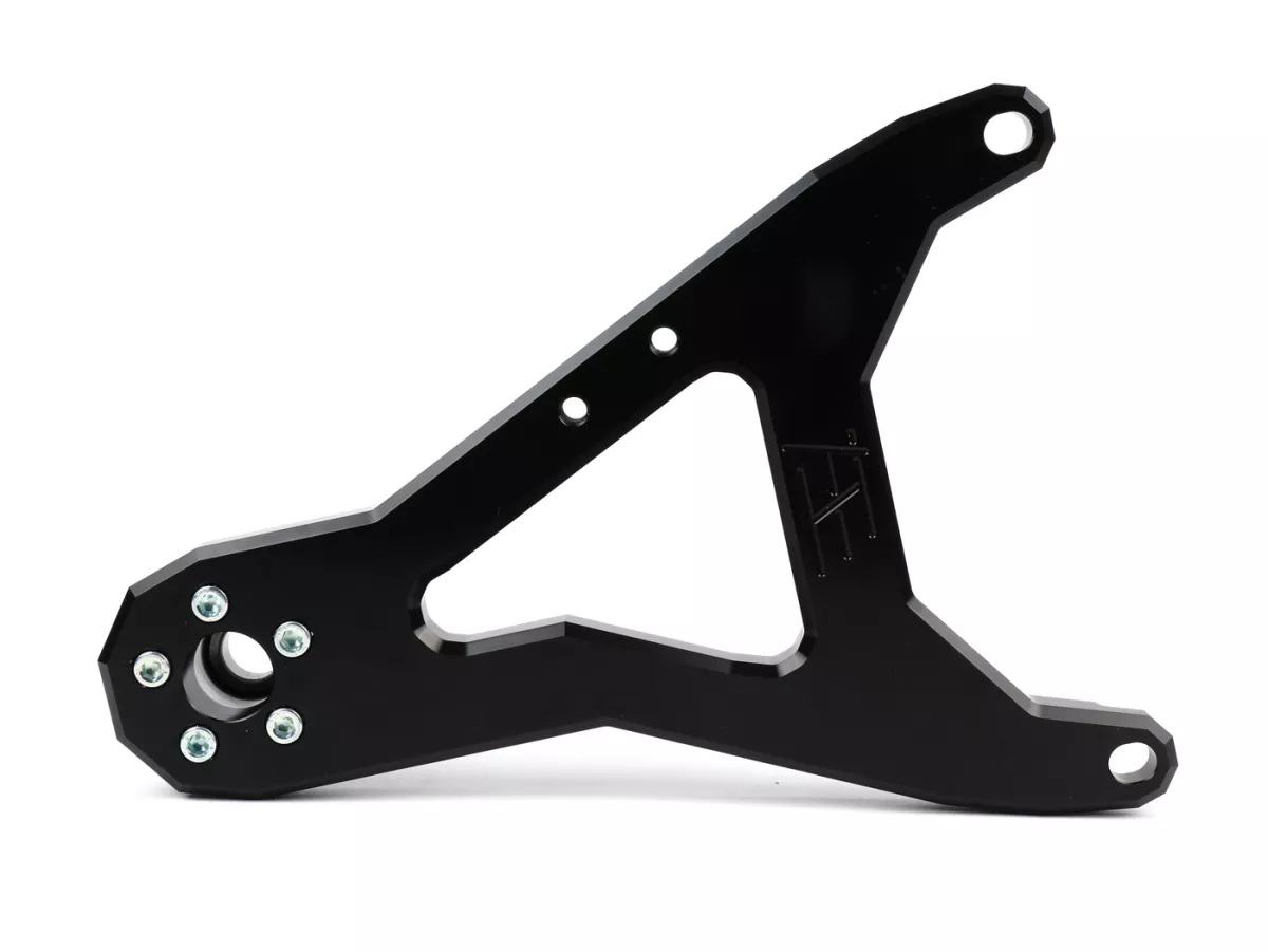 Swing arm brace -HEIKOTUNING- Brace V1.1 Race - black - Piaggio 125-180 cc 2-stroke AC/LC