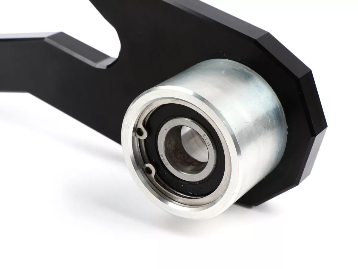 Swing arm brace -HEIKOTUNING- Brace V1.1 Race - black - Piaggio 125-180 cc 2-stroke AC/LC
