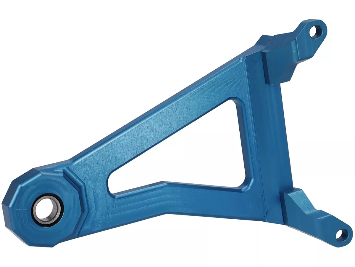 Forcellone -HEIKOTUNING- Brace V2 - blu - Piaggio 125-180 ccm 2 tempi - Gilera Runner FX/FXR 125-180, Italjet Dragster 125-180, Piaggio SKR125, SKR150, TPH125, Skipper125, Skipper150, Hexagon LX/LXT 125-180 AC/LC