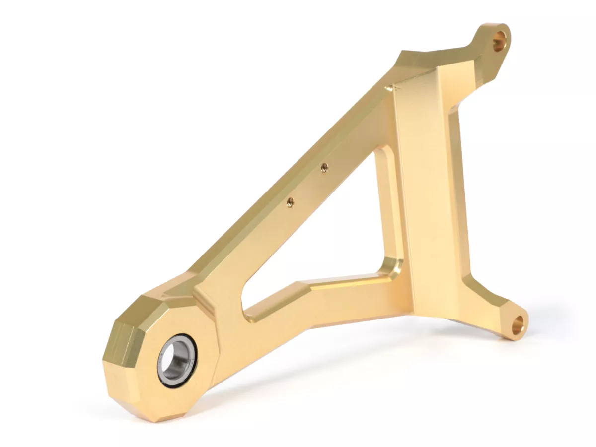 Basculante -HEIKOTUNING- Brace V2 - oro - Piaggio 125-180 ccm 2 tiempos - Gilera Runner FX/FXR 125-180, Italjet Dragster 125-180, Piaggio SKR125, SKR150, TPH125, Skipper125, Skipper150, Hexagon LX/LXT 125-180 AC/LC