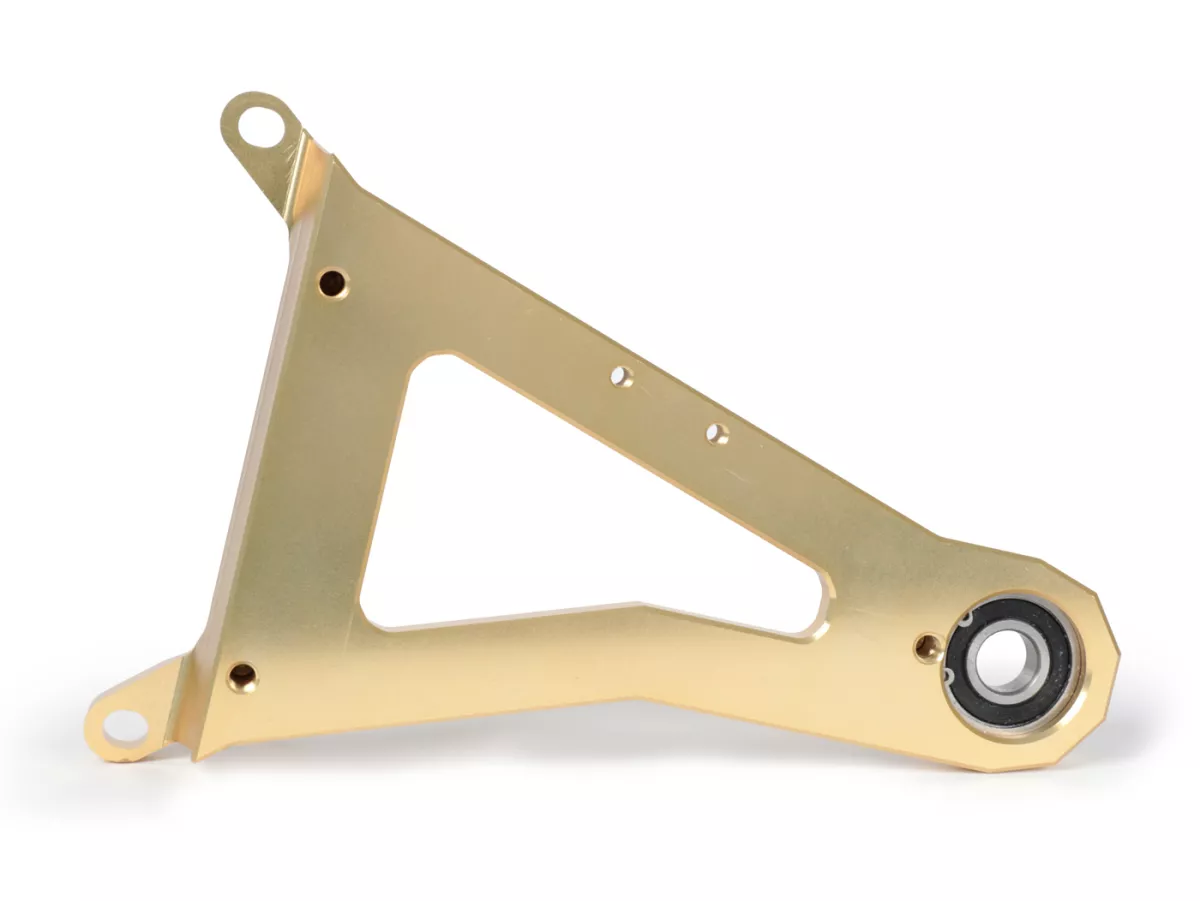 Basculante -HEIKOTUNING- Brace V2 - oro - Piaggio 125-180 ccm 2 tiempos - Gilera Runner FX/FXR 125-180, Italjet Dragster 125-180, Piaggio SKR125, SKR150, TPH125, Skipper125, Skipper150, Hexagon LX/LXT 125-180 AC/LC