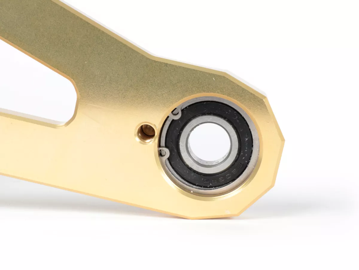 Basculante -HEIKOTUNING- Brace V2 - oro - Piaggio 125-180 ccm 2 tiempos - Gilera Runner FX/FXR 125-180, Italjet Dragster 125-180, Piaggio SKR125, SKR150, TPH125, Skipper125, Skipper150, Hexagon LX/LXT 125-180 AC/LC