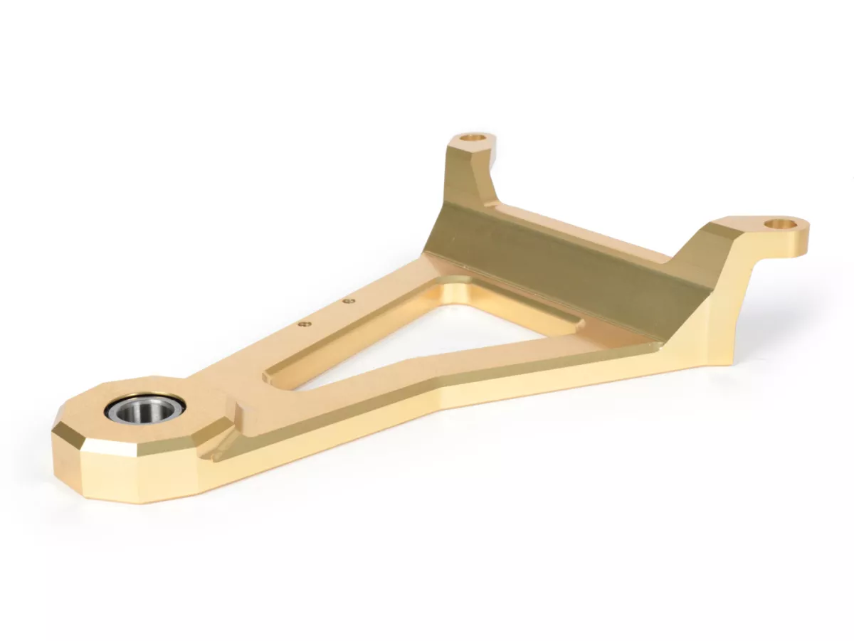 Basculante -HEIKOTUNING- Brace V2 - oro - Piaggio 125-180 ccm 2 tiempos - Gilera Runner FX/FXR 125-180, Italjet Dragster 125-180, Piaggio SKR125, SKR150, TPH125, Skipper125, Skipper150, Hexagon LX/LXT 125-180 AC/LC
