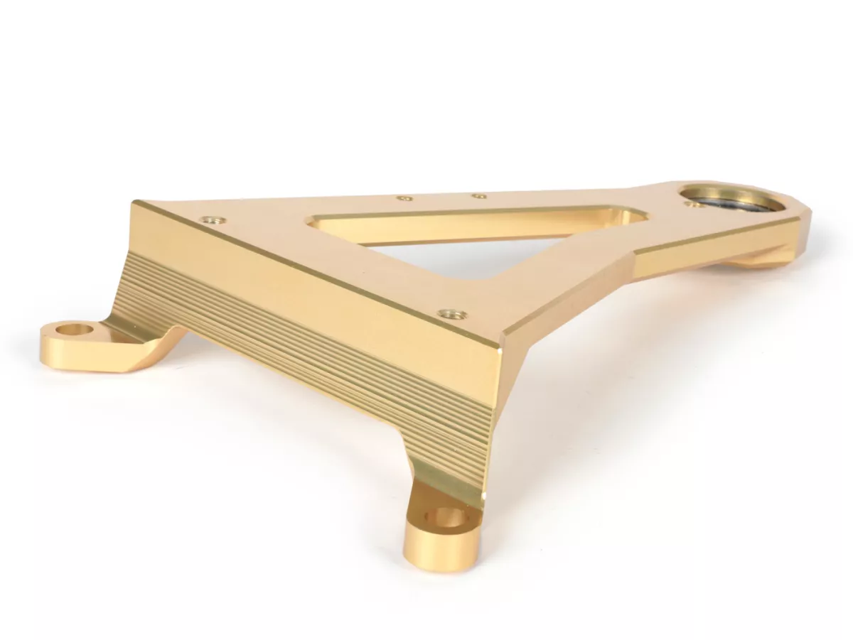 Basculante -HEIKOTUNING- Brace V2 - oro - Piaggio 125-180 ccm 2 tiempos - Gilera Runner FX/FXR 125-180, Italjet Dragster 125-180, Piaggio SKR125, SKR150, TPH125, Skipper125, Skipper150, Hexagon LX/LXT 125-180 AC/LC