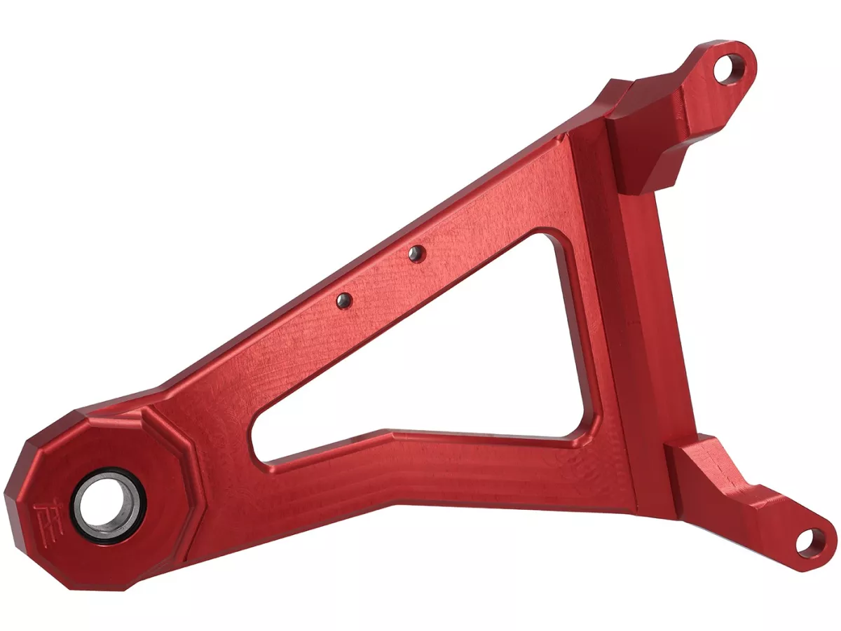 Forcellone -HEIKOTUNING- Brace V2 - rosso - Piaggio 125-180 ccm 2 tempi - Gilera Runner FX/FXR 125-180, Italjet Dragster 125-180, Piaggio SKR125, SKR150, TPH125, Skipper125, Skipper150, Hexagon LX/LXT 125-180 AC/LC