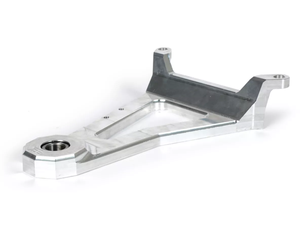 Swing arm brace -HEIKOTUNING- Brace V2 - silver - Piaggio 125-180 cc 2-stroke AC/LC
