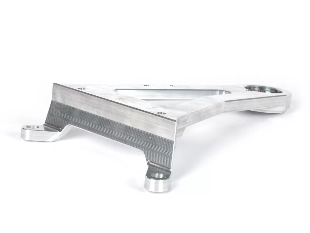 Swing arm brace -HEIKOTUNING- Brace V2 - silver - Piaggio 125-180 cc 2-stroke AC/LC