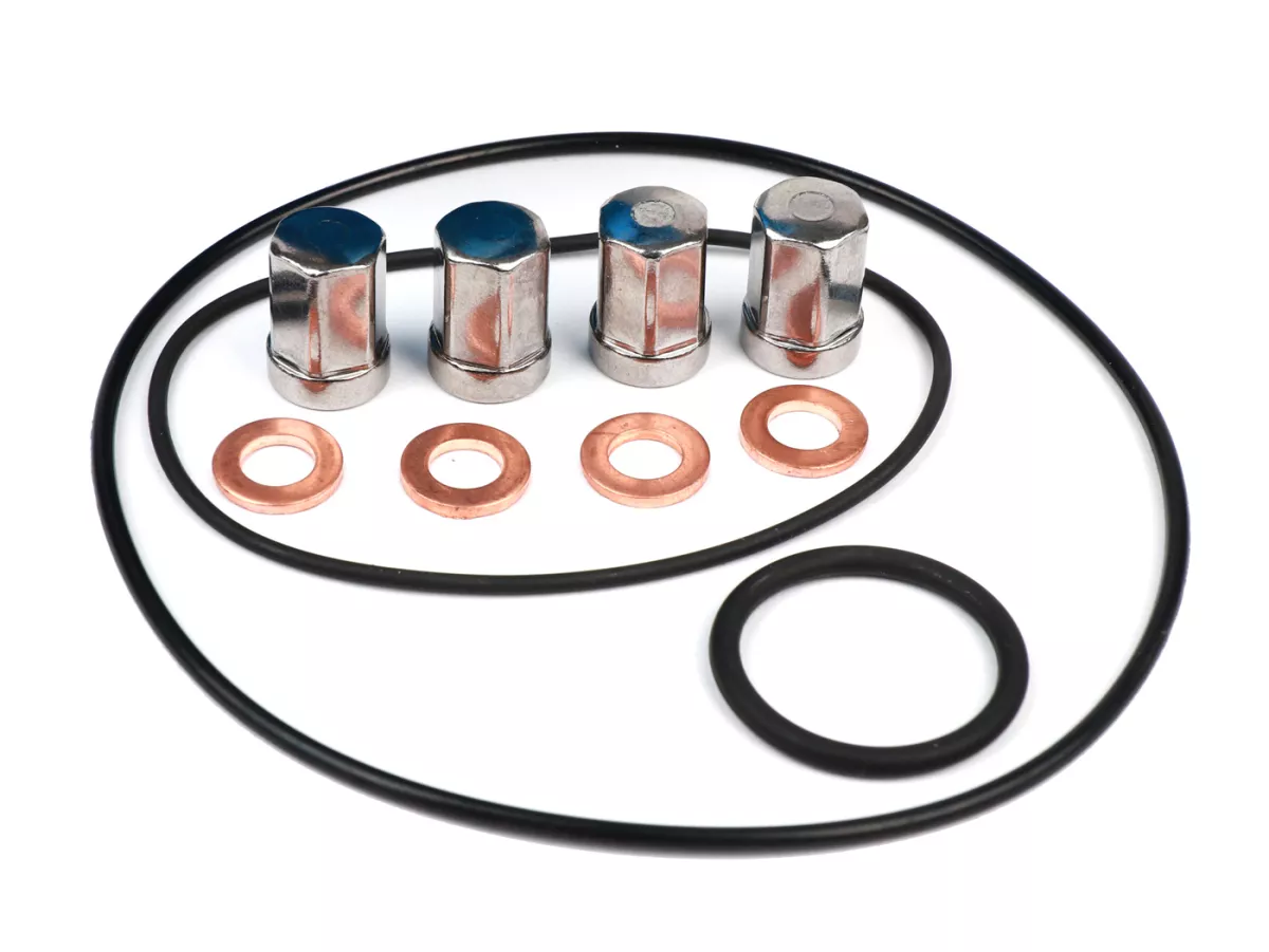 Cylinder head set V2.1 race -HEIKOTUNING- blue - Piaggio 125-180 cc 2-stroke LC