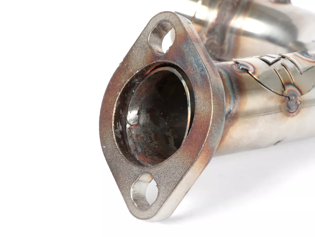 Exhaust manifold -HEIKOTUNING- Piaggio 125-180cc 2-stroke - stainless steel