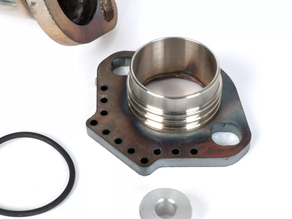 Exhaust manifold -HEIKOTUNING- Piaggio 125-180cc 2-stroke - stainless steel