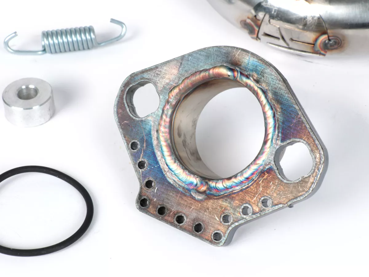 Exhaust manifold -HEIKOTUNING- Piaggio 125-180cc 2-stroke - stainless steel