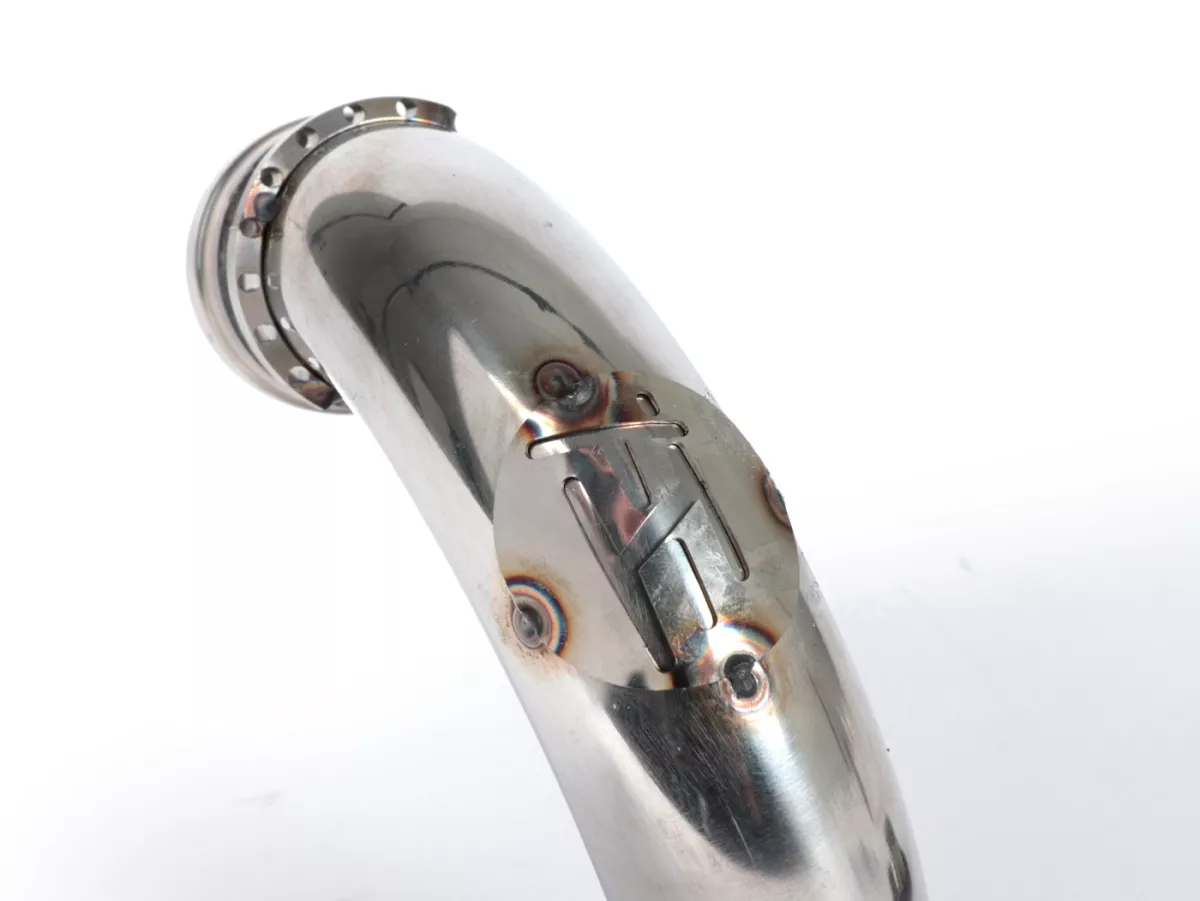 Exhaust manifold -HEIKOTUNING- Piaggio 125-180cc 2-stroke - stainless steel